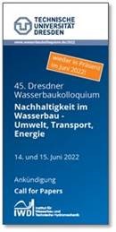 45. Dresdner Wasserbaukolloquium, 14./15. Juni 2022